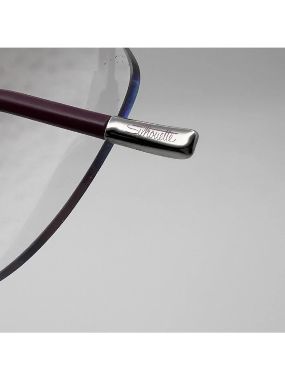 Silhouette 5227 40 6053 Eyeglass Frames Oval Rimless Rose Pink 49-17-135 Case